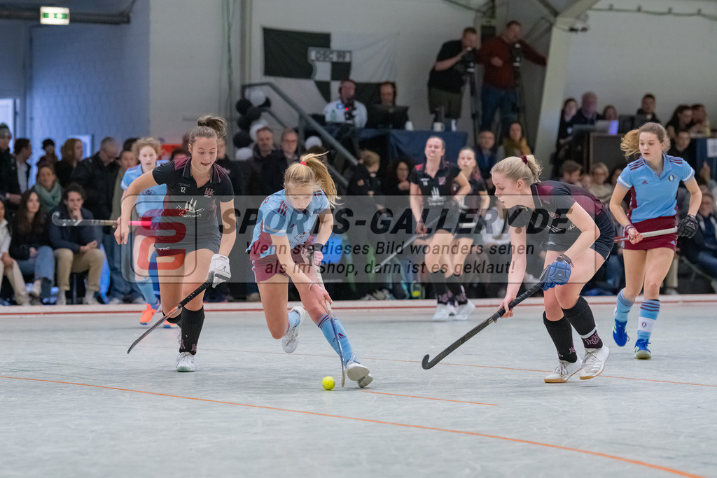HK_20230225_104558 | Deutsche Meisterschaft WU16 HC Ludwigsburg - UHC Hamburg am 25.2.2023 DSC 99, Düsseldorf ,