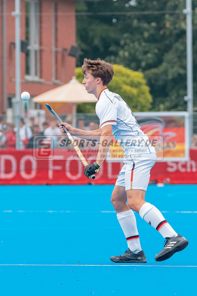 HK_20230716_102861 | Euro Hockey MU18 Boys Finale Belgium vs Germany Championship Girls &amp; Boys am 16.7.2023 CHTC , Krefeld ,