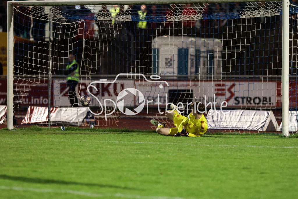 FV Illertissen - FC Bayern Amateure | Der Ball zappelt im Netz - der 1-1 Ausgleich in der Nachspielzeit durch Franz HELMER (FVI #16)/ Elfmetertor / Elfmeter