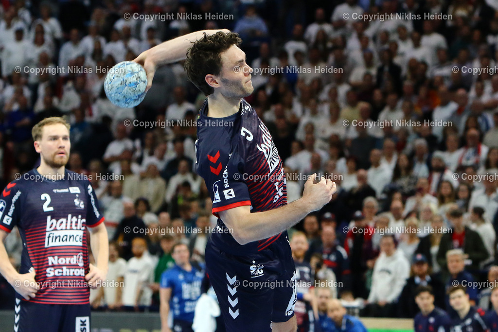 NH_HandballSportVereinHamburg_SGFlensburgHandewitt_HandballBundesliga_22122024 | #5 Niclas Kirkelokke (SG Flensburg-Handewitt)Handball I Herren I Bundesliga (Daikin HBL) I Saison 2024-2025 I 16. Spieltag I HSV Hamburg - SG Flensburg-Handewitt I 22.12.2024 I Barclays Arena