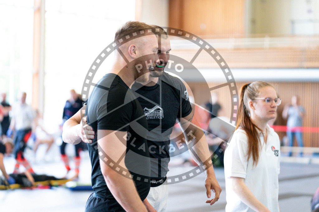 20240608PBB03305 | Fighters compete during the ILLCS VII summer edition luta livre competition in Hannover, Germany, on June 8, 2024.