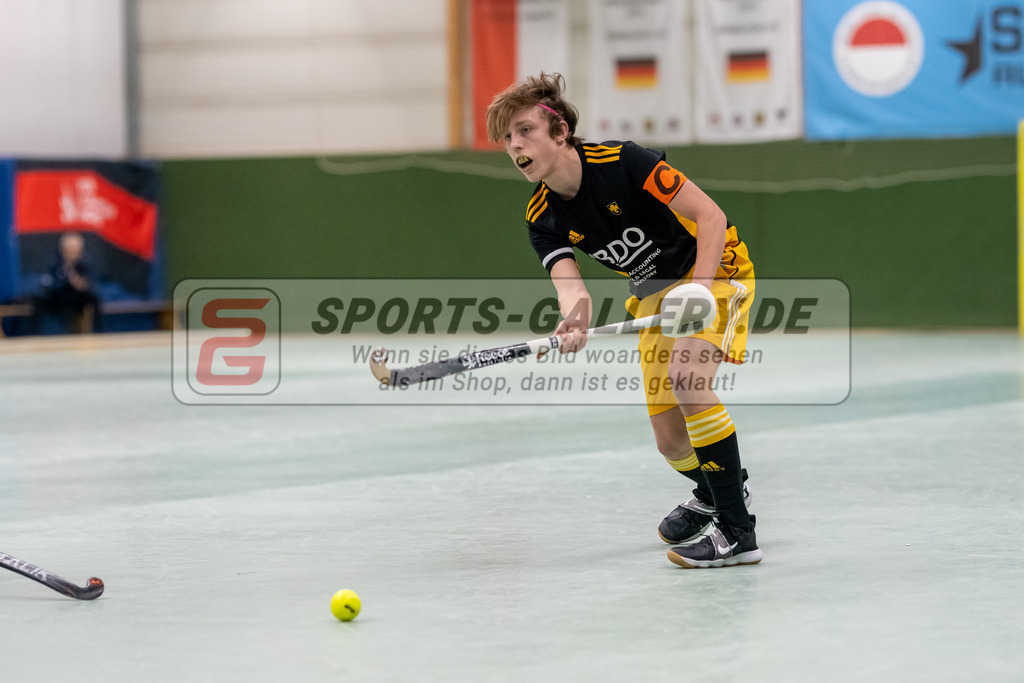 SFE_20230305_0021 | Deutsche Meisterschaft Männliche U16 Halle 2023 am 05.03.2023 in Köln (KTHC Stadion Rot-Weiss Köln Tennis and Hockey Club), Photo: Stephan Fehrmann 2022 (Sports-Gallery)