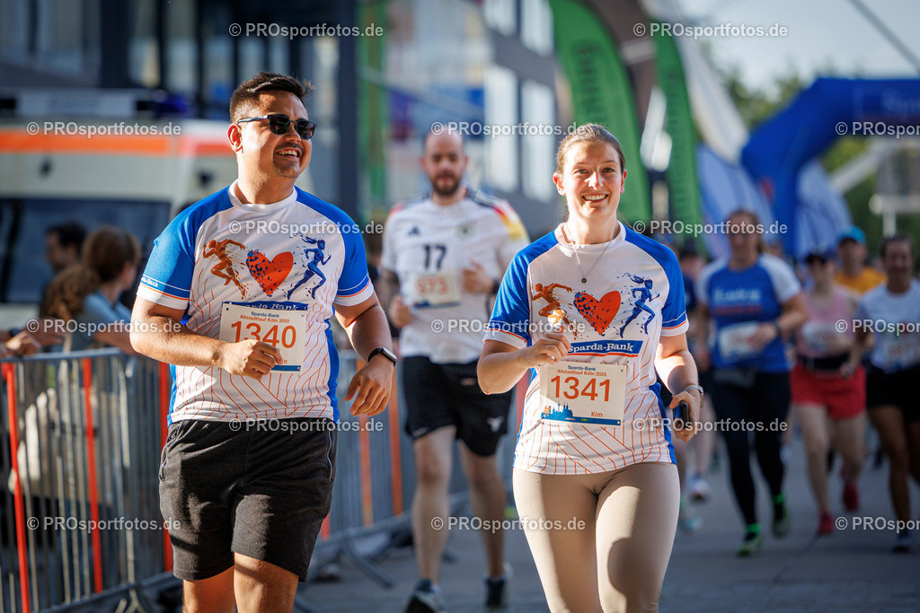 Sparda-Bank Altstadtlauf Köln; Köln, 15.08.2025 | Impressionen vom Sparda-Bank Altstadtlauf Köln am 15.08.2025 in Köln (Nordrhein-Westfalen). 