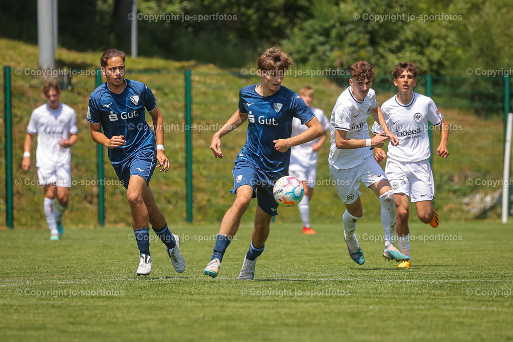 BQ3I6787 | 17.06.2023; Testspiel; Rasenplatz Offdilln; VfL Bochum U17 - Eintracht Frankfurt U17; Ergebnis: 3:1 (1:1)
