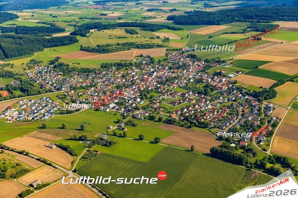 Luftaufnahme von  Huisheim - Die Luftaufnahme wurde 2025 vom UL-Flugzeug heraus erstellt ( keine Drohne ) - Hochauflösende Luftaufnahme - für professionelle Ausdrucke geeignet. Die Geschenkidee !Mit Lizenz und Bildrechte bestellbar