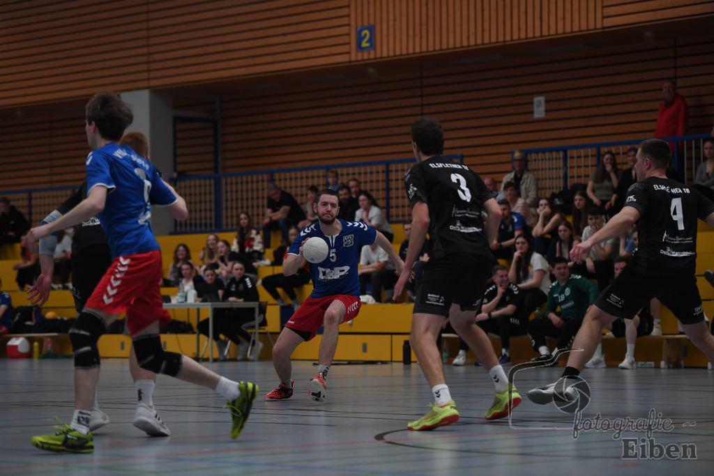 VFL Rastede-Elsflether TB 2 | VFL Rastede (blau)-Elsflether TB 2 (schwarz) am 06.04.2024 in Rastede (Sporthalle Feldbreite), Deutschland, Photo: Philip Eiben 2024 - Realisiert mit Pictrs.com
