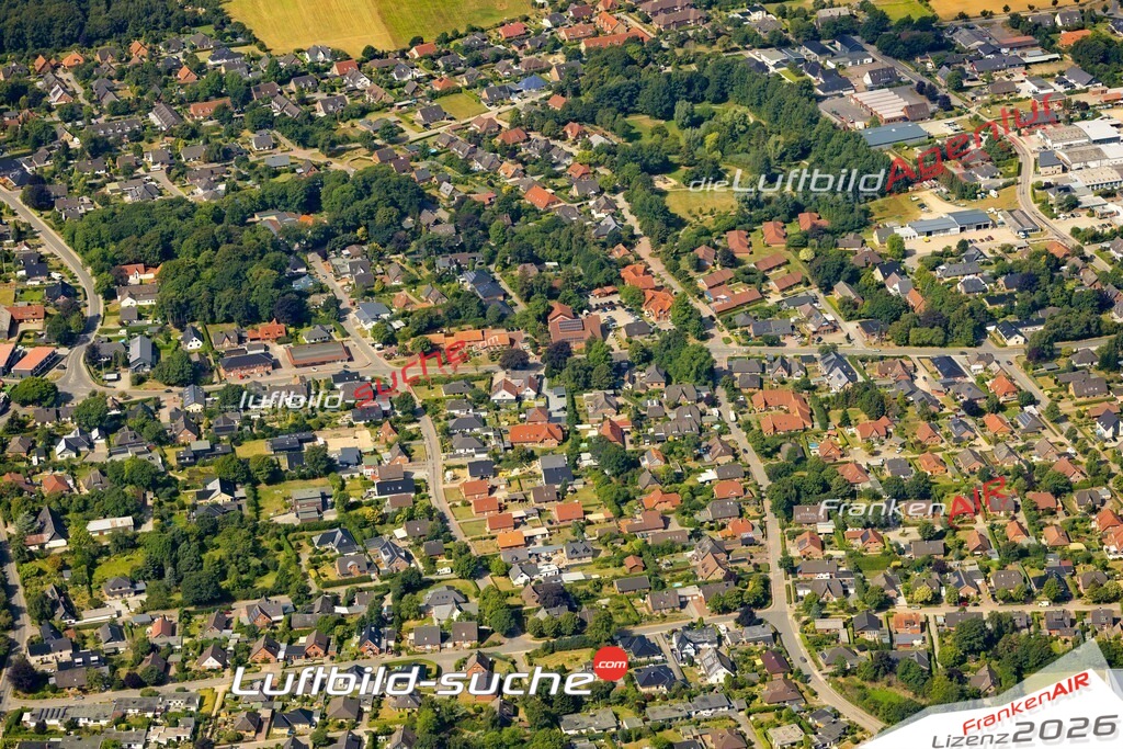 Das Luftbild der Stadt Handewitt wurde 2022 vom Flugzeug heraus erstellt (keine Drohnen-Aufnahmen) Aufnahmehöhe ca.450 Meter- hohe Bildauflösung und Druck-Qualität. Garantiert!