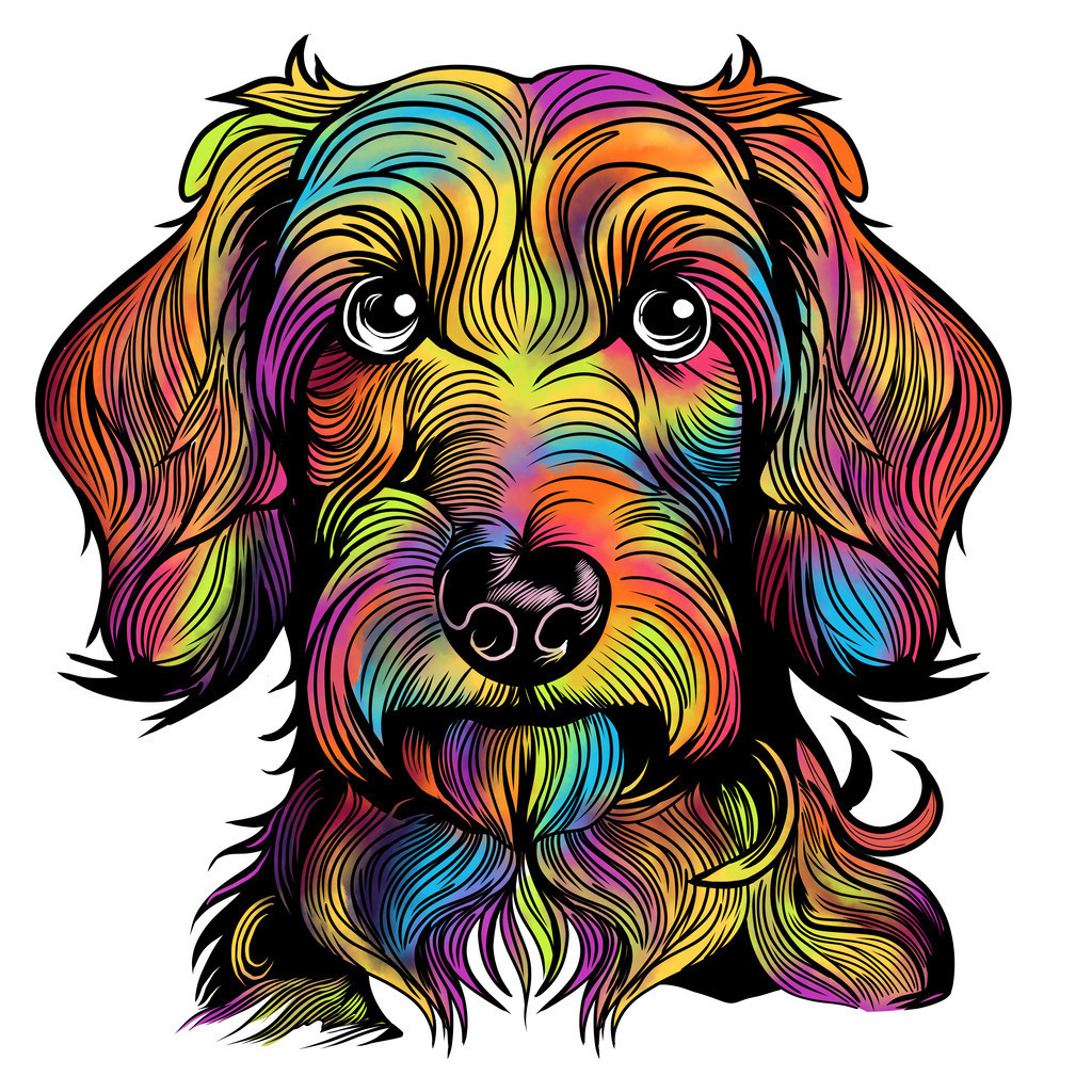 Rau_Dackel | Illustrationen, digitalpainting, animals, dogs, hunde, art, Kunst, Illustrationsart, Bielefeld, Germany - Realisiert mit Pictrs.com