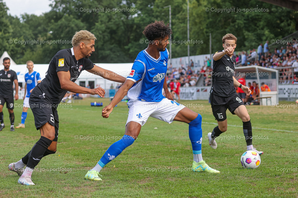 Giessen_Darmstadt (255) | 16.07.2023; Testspiel; Waldstadion Gießen; FC Gießen - SV Darmstadt 98; Ergebnis: 2:0 (0:0)