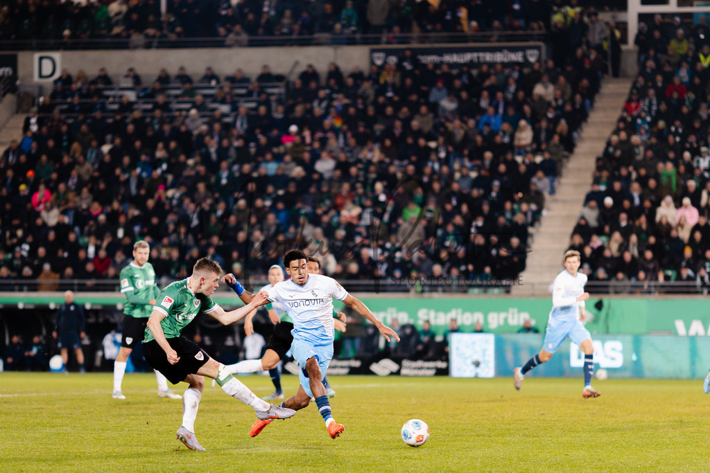 2. Bundesliga, Saison 2025/26, 21. Spieltag: SC Preußen Münster - VfL Bochum | Münster, 06.02.2026: 2. Bundesliga, 21. Spieltag, SC Preußen Münster gegen VfL Bochum im LVM-Preußenstadion in Münster. Foto: sportfotografie.ms | Markus Paletta - Realisiert mit Pictrs.com