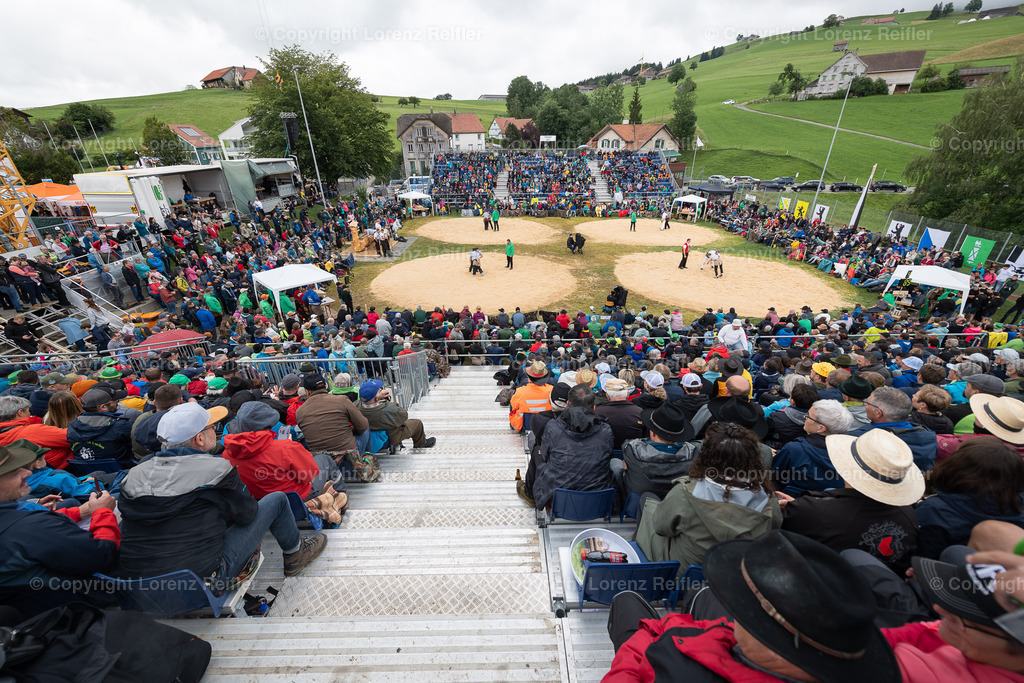 Schwingen -  Appenzeller Kantonal Schwingfest 2024 | Hundwil, 7.7.24, Schwingen - Appenzeller Kantonal Schwingfest.