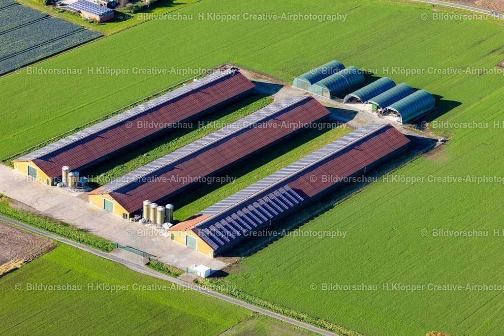 Luftbilder Straelen-7546 | Luftbild  Tierzucht- Stallanlagen zur Geflügelzucht in Straelen im Bundesland Nordrhein-Westfalen, Deutschland - Realisiert mit Pictrs.com