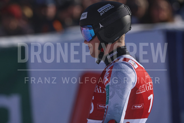 Audi FIS Ski World Cup: Men’s Slalom – Hahnenkamm Race, Kitzbuehel | Kitzbuehel, Austria, 25.Jan.26 - Alpine Skiing - FIS World Cup, Hahnenkamm Race, Slalom, men. The image shows MOELLER Fredrik (NOR, Atomic).