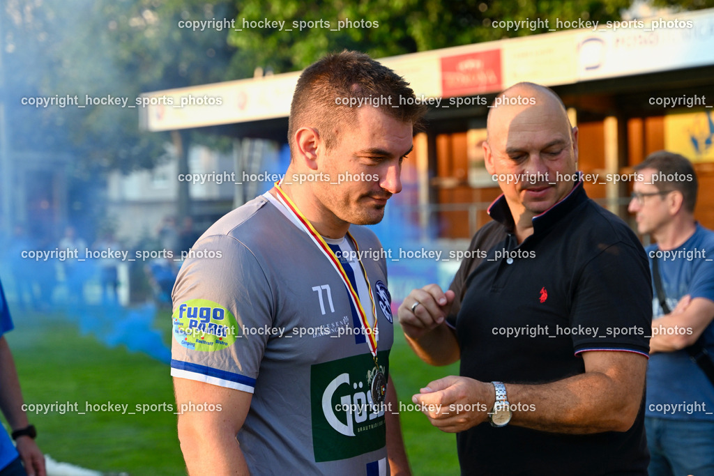 Villacher Bier Cup 2022/23 Siegerehrung SAK vs. SV Dellach Gail 17.6.2023 | hockey sports photos, Pressefotos, Sportfotos, hockey247, win 2day icehockeyleague, Handball Austria, Floorball Austria, ÖVV, Kärntner Eishockeyverband, KEHV, KFV, Kärntner Fussballverband, Österreichischer Volleyballverband, Alps Hockey League, ÖFB, 