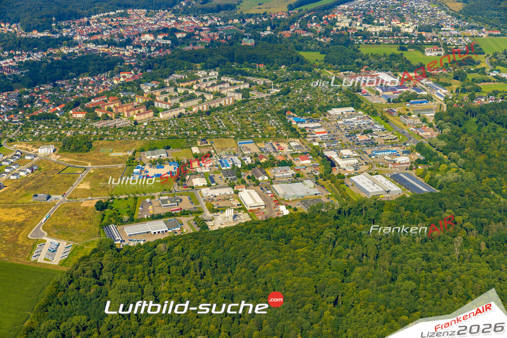 Schöne Luftaufnahme als Geschenk in Gewerbegebiet Bad Doberan - Die Luftbildaufnahme wurde 2025 vom UL-Flugzeug heraus erstellt ( keine Drohne ) - Hochauflösende Luftaufnahme -Nicht vergleichbar mit Google Maps oder Satelittenbilder- Die Geschenkidee !Mit Lizenz und Bildrechte bestellbar