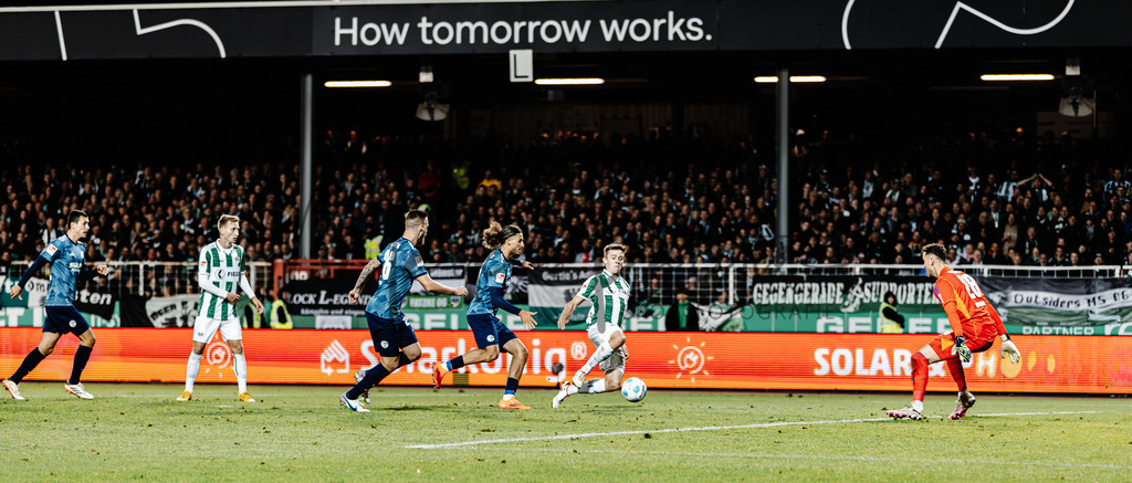 2. Bundesliga, Saison 2024/25, 7. Spieltag: SC Preußen Münster - FC Schalke 04 | Münster, 28.09.2024: 2. Bundesliga, 7. Spieltag, SC Preußen Münster gegen FC Schalke 04 im LVM-Preußenstadion in Münster. Foto: sportfotografie.ms | Markus Paletta - Realisiert mit Pictrs.com