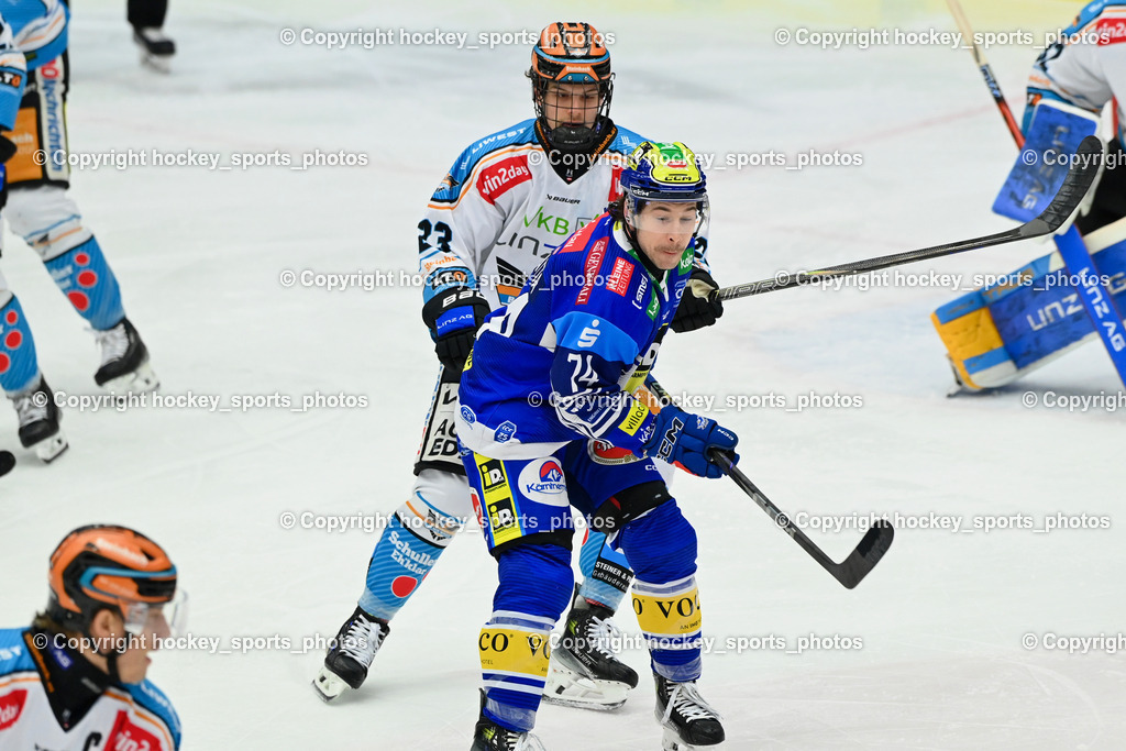 EC IDM Wärmepumpen VSV vs. STEINBACH BLACK WINGS LINZ  | #74 COATTA Max EC VSV, #23 Söllinger Patrick BLACK WINGS LINZ, EC IDM Wärmepumpen VSV vs. STEINBACH BLACK WINGS LINZ , EC IDM Wärmepumpen VSV vs. STEINBACH BLACK WINGS LINZ  am 28.01.2025 in Villach (Stadthalle Villach), Austria, (Photo by Bernd Stefan)