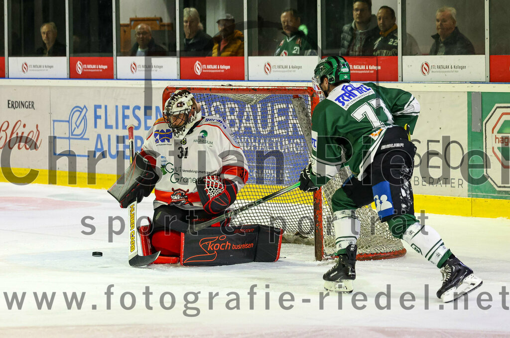 2023-10-29_116_TSV_Erding_gegen_TSV_Peissenberg | Erding, Deutschland, 29.10.2023:
Eishockey, Bayernliga Vorrunde 2023 / 2024, 5. Spieltag, TSV Erding gegen TSV Peißenberg, Endergebnis: 

Foto: Christian Riedel / fotografie-riedel.net
