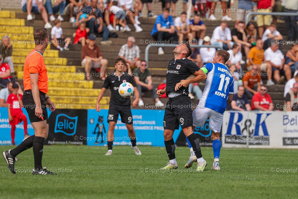Giessen_Darmstadt (273) | 16.07.2023; Testspiel; Waldstadion Gießen; FC Gießen - SV Darmstadt 98; Ergebnis: 2:0 (0:0)