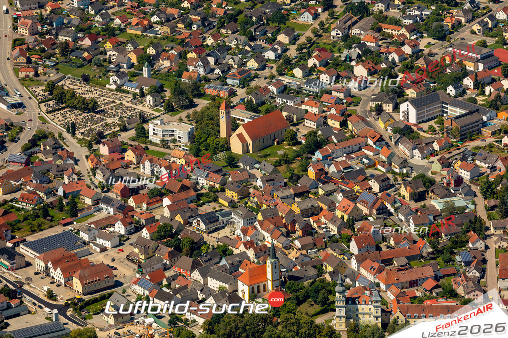 Das Luftbild zeigt :  Schwarzenfeld - Die Luftaufnahme wurde 2023 vom UL-Flugzeug aus erstellt ( keine Drohne ) - Hochauflösende Luftaufnahme - Für grossformatige Ausdrucke geeignet. Die Geschenkidee !Mit Lizenz und Bildrechte bestellbar