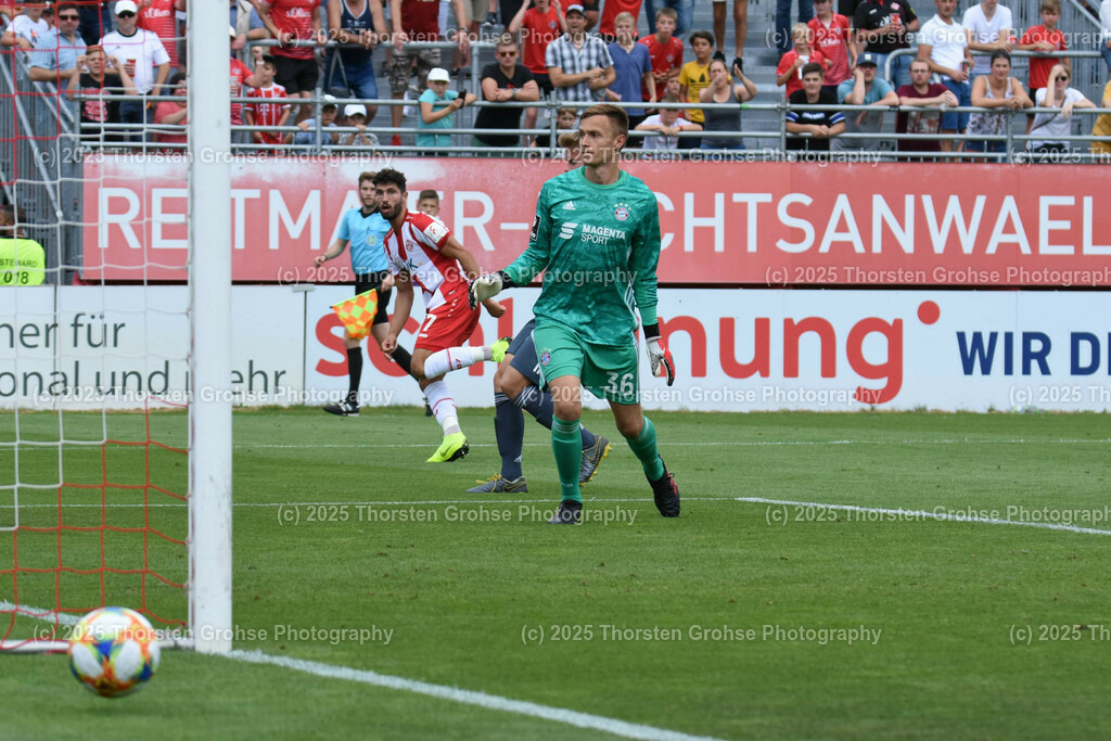 3. Football - League Wuerzburg vs. Bayern II | 3. Football - League Wuerzburg vs. Bayern II, Wuerzburger Kickers vs. Bayern Muenchen II on 20.07.2019 in the Flyeralarm ARENA in Wuerzburg, (Germany)

Image: Christian Fruechtl 36 (Bayern Muenchen II)

DFL REGULATIONS PROHIBIT ANY USE OF PHOTOGRAPHS as IMAGE SEQUENCES and/or QUASI-VIDEO. - Realisiert mit Pictrs.com