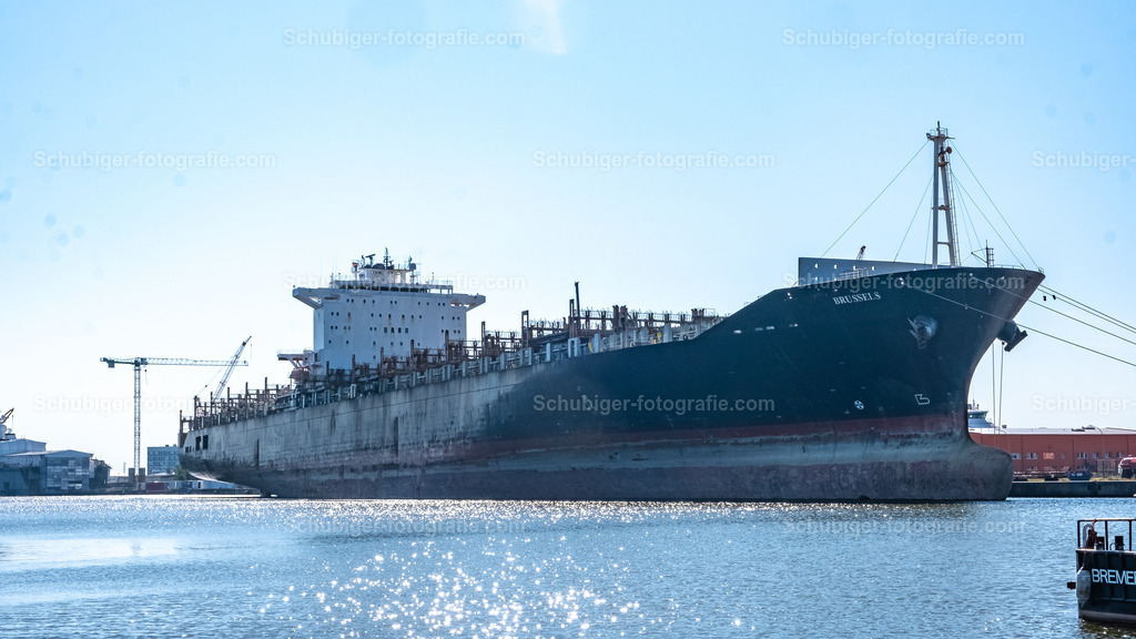 Frachtschiff | Frachtschiff im Bremerhafen - Realisiert mit Pictrs.com