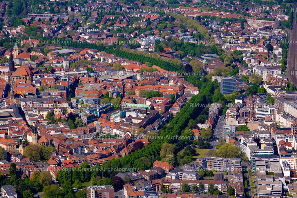 Luftbilder-Münster-Altstadt 9517-2 | Luftbildfotografie der Stadt Münster - Realisiert mit Pictrs.com