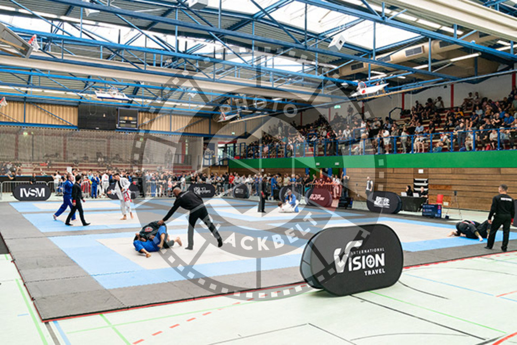 20230826PBB55530 | Fighters compete during the AJP INTLPRO BJJ and grappling competition in Hamburg, Germany, on August 26 2023.