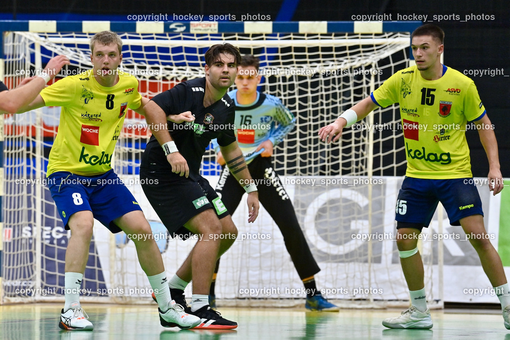 HSG Holding Graz vs. SC Ferlach Future Team 16.9.2022 | #8 KNAPP Simon, #3 SCHMID Lukas, #15 BESSER Lukas Vinzenz