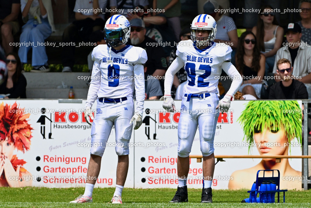 Carinthian Lions vs. Cineplexx Blue Devils | Carinthian Lions vs. Cineplexx Blue Devils, Carinthian Lions vs. Cineplexx Blue Devils am 09.06.2025 in Klagenfurt (ASV Sportplatz), Austria, (Photo by Bernd Stefan)
