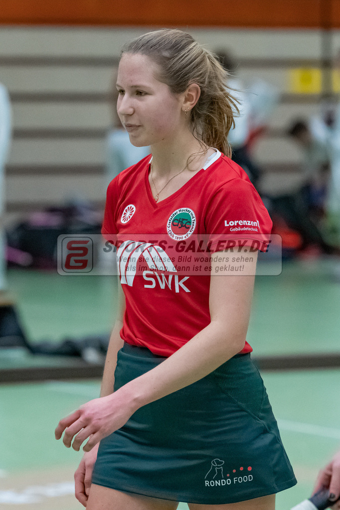 HK_20230122_103131 | 1. Bundesliga ( Halle ) Damen Crefelder HTC - Rot-Weiss Köln am 22.1.2023 Crefelder HTC  ( CHTC ) Halle Glockenspitz , Krefeld ,