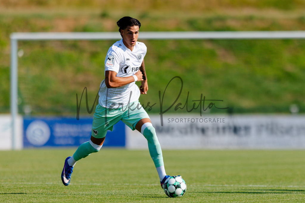 Testspiel, Saison 2026/27: SC Preußen Münster - Kickers Emden | Billerbeck, 10.07.2026: Testspiel, SC Preußen Münster gegen Kickers Emden auf der Anlage des DJK Billerbeck in Billerbeck. Foto: sportfotografie.ms | Markus Paletta - Realisiert mit Pictrs.com