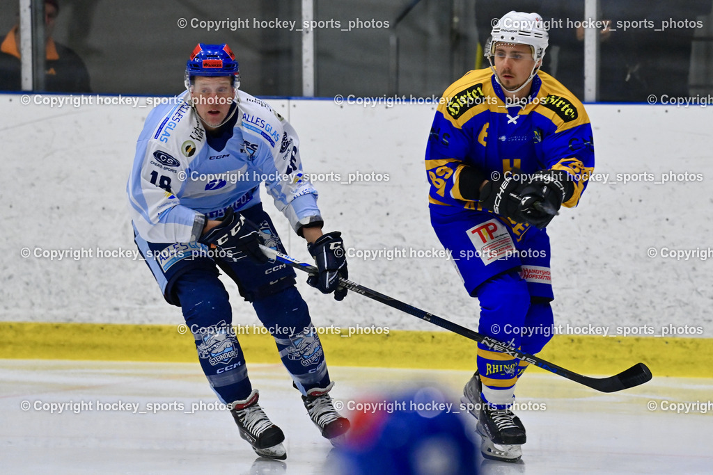 EHC Althofen vs. ESC Steindorf 6.3.2024 | #18 Pewal Martin ESC Steindorf, #89 Herrnegger Lucas EHC Althofen, EHC Althofen vs. ESC Steindorf 6.3.2024, EHC Althofen vs. ESC Steindorf am 06.03.2024 in Althofen (Stadthalle Althofen ), Austria, (Photo by Bernd Stefan)