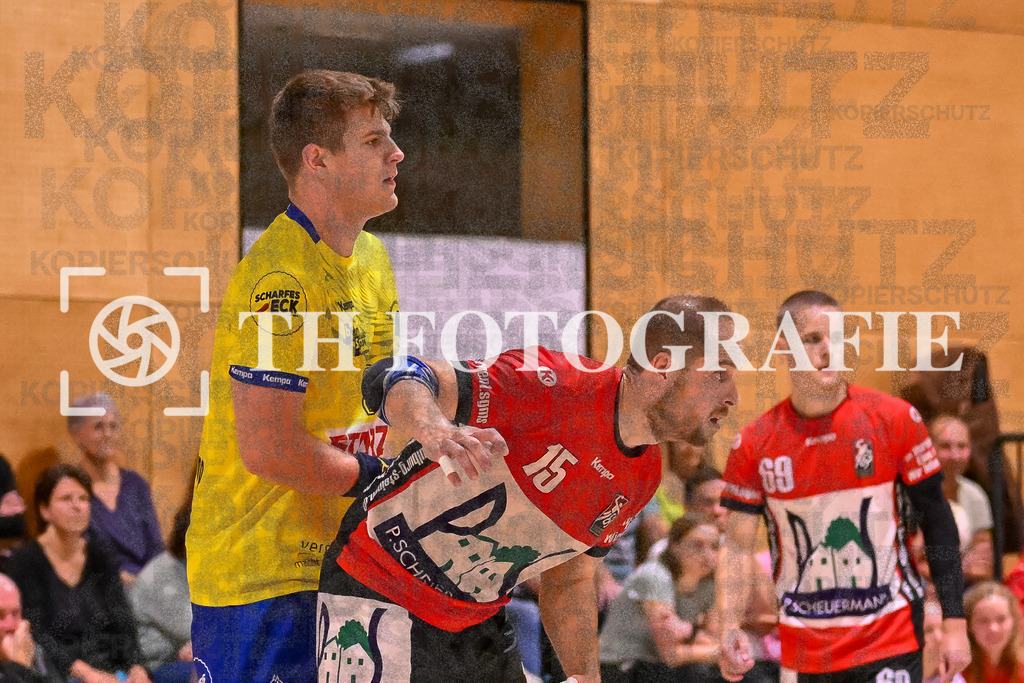 GER, SG Maulburg/Steinen - SG Allensbach/Dettingen, Handball, Landesliga Suedbaden, 2. Spieltag, Saison 2024/2025, 28.09.2024 | Daniel Winkelbeiner (SG Maulburg/Steinen, #15)GER, SG Maulburg/Steinen - SG Allensbach/Dettingen, Handball, Landesliga Suedbaden, 2. Spieltag, Saison 2024/2025, 28.09.2024Foto: TH Fotografie/Thomas Hess