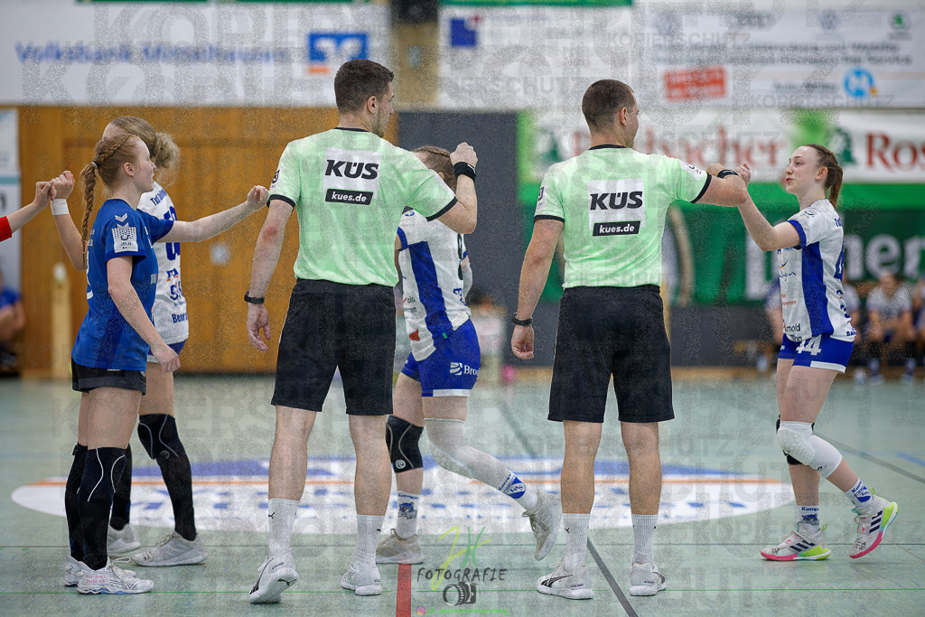 Quali-Turnier JBL wJA; TuS Steißlingen - SG Kappelwindeck/Steinbach | Quali-Turnier JBL wJA; TuS Steißlingen - SG Kappelwindeck/Steinbach am 31.05.2025 in Oberkleen (Weidig-Halle)Photo © 2025 - Jörg Heinrich - Realisiert mit Pictrs.com