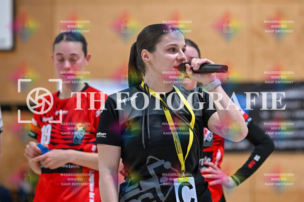 GER, SG Maulburg/Steinen - HB Kinzigtal, Frauen-Handball, Oberliga Suedbaden, 21. Spieltag, Saison 2024/2025, 06.04.2025 | Sharena Hasler (SG Maulburg/Steinen, #77)GER, SG Maulburg/Steinen - HB Kinzigtal, Frauen-Handball, Oberliga Suedbaden, 21. Spieltag, Saison 2024/2025, 06.04.2025Foto: TH Fotografie/Thomas Hess