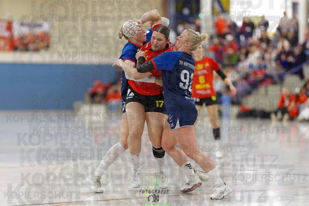 Frauen Regionalliga (HHV); HSG Wettenberg - TV Hüttenberg | Frauen Regionalliga (HHV); HSG Wettenberg - TV Hüttenberg am 06.12.2025 in Launsbach (Wettenberg) (Halle GS Launsbach (Wettenberg))Photo © 2025 - Jörg Heinrich - Realisiert mit Pictrs.com