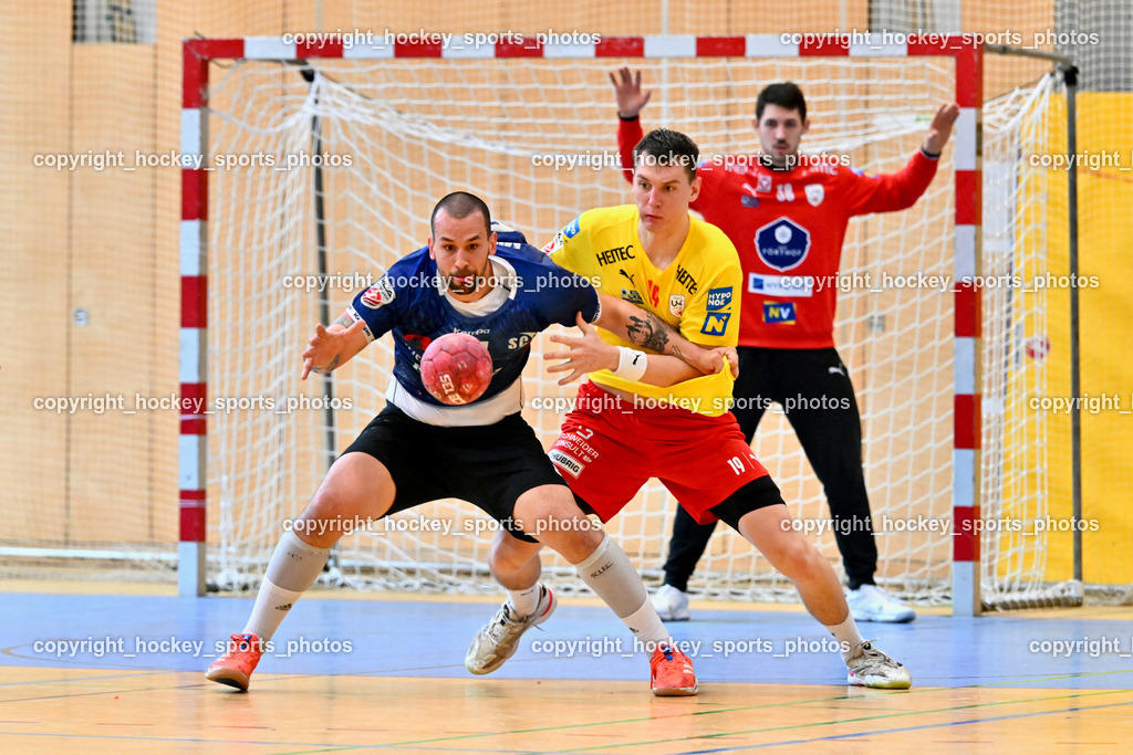 SC Ferlach vs. UHK Krems | #81 MILICEVIC Adrian SC Ferlach, #19 Knez Domen UHK KREMS, SC Ferlach vs. UHK Krems, SC Ferlach vs. UHK Krems am 02.05.2026 in Ferlach (Ballspielhalle Ferlach), Austria, (Photo by Bernd Stefan)