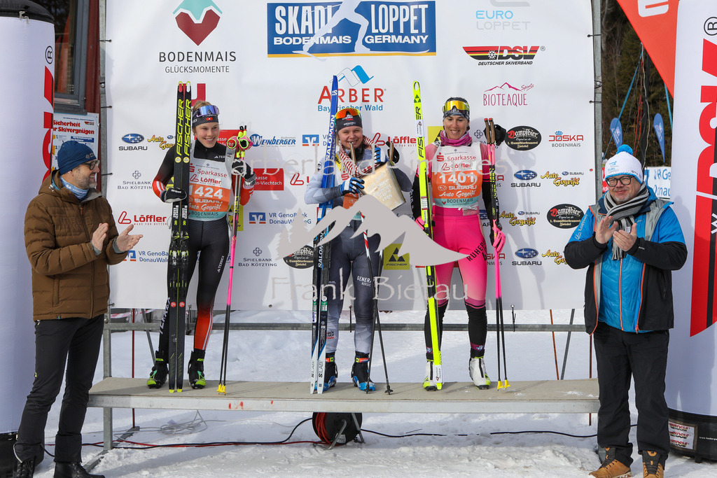 OE7A1781 | 1. Miriam Reisnecker , D, Terrex XC Ski Team2. Nina Lange, D, SG Stahl Schmiedeberg3. Lia Stelter, D, Terrex XC Ski Team