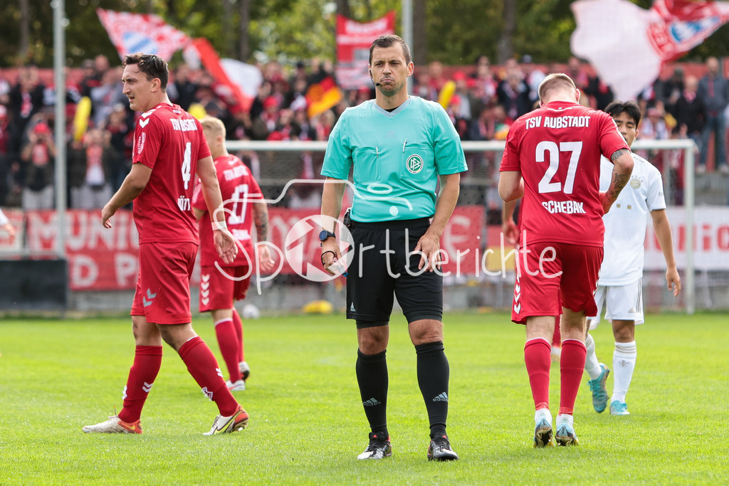 TSV Aubstadt - FC Bayern Amateure | Schiedsrichter Christian DIETZ in Atkion