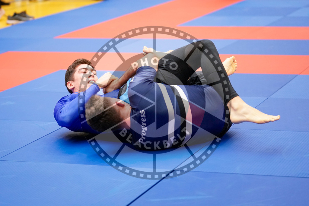 20240203PBB09424 | Fighters compete during the Brazilian Jiu-Jitsu Championship of the AJP Tour in Maintal by Frankfurt am Main, Germany, on February 2, 2024.