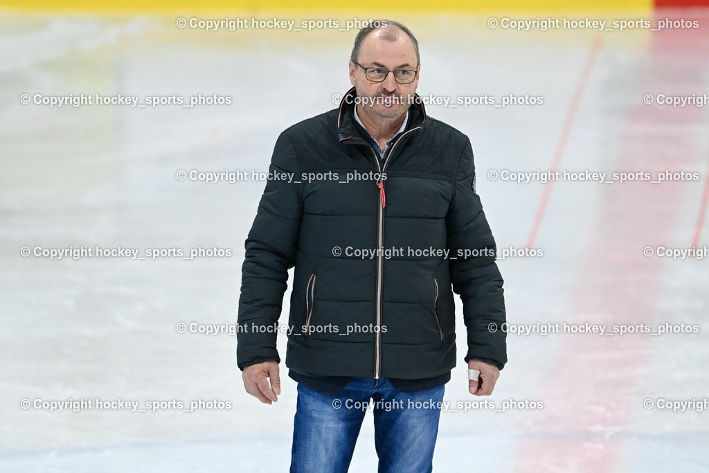 ESC Steindorf vs. EHC Althofen | Bürgermeister Steindorf Georg Kavalar, ESC Steindorf vs. EHC Althofen, ESC Steindorf vs. EHC Alhofen am 03.03.2024 in Steindorf (Ossiachersee Halle), Austria, (Photo by Bernd Stefan)