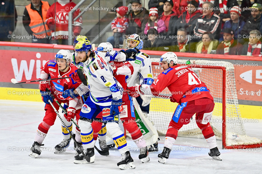EC KAC vs. EC IDM Wärmepumpen VSV 5.11.2023 | #8 Rebernig Maximilian, #80 Kraus Nikolaus, #1 Lamoureux Jean Philippe, #41 Jensen Aabo Jesper