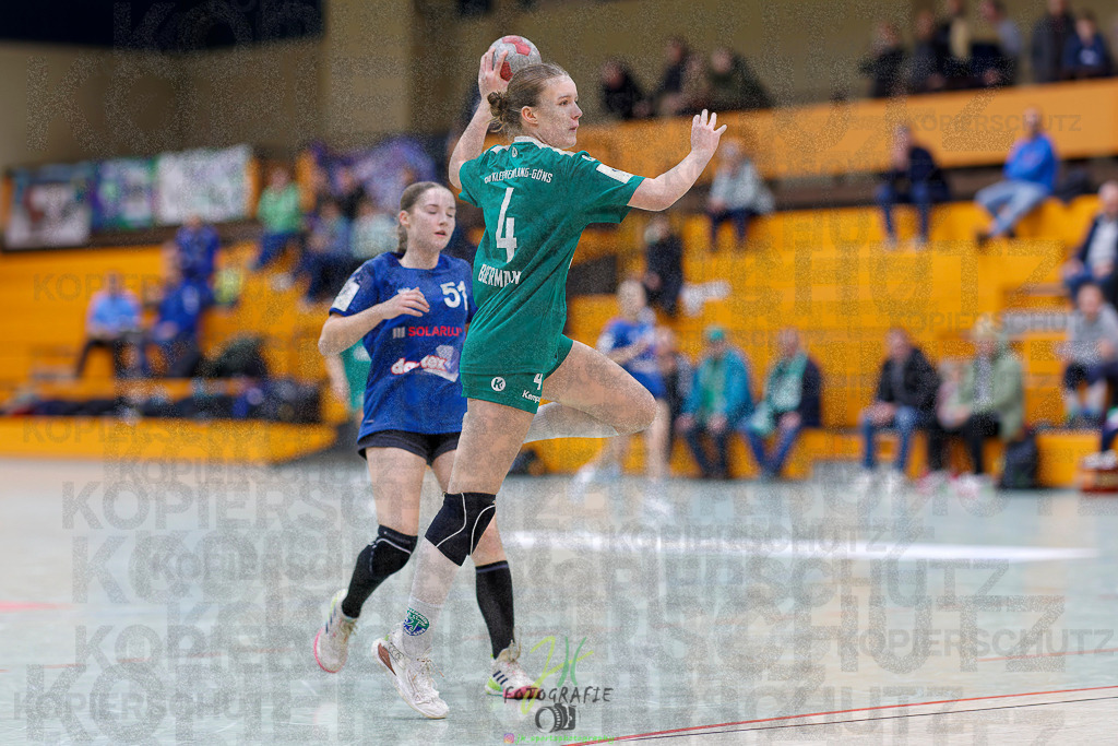 Jugenbundesliga wJB; HSG Kleenheim/Langgöns - SG Kappelwindeck/Steinbach | Jugenbundesliga wJB; HSG Kleenheim/Langgöns - SG Kappelwindeck/Steinbach am 23.11.2025 in Oberkleen (Weidig-Halle)Photo © 2025 - Jörg Heinrich - Realisiert mit Pictrs.com