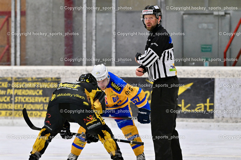 MET PHOTOVOLTAIK HORNETS SPITTAL vs. 1. EHC ALTHOFEN | Mike David Referee, #67 Schettina Kevin EHC Althofen, MET PHOTOVOLTAIK HORNETS SPITTAL vs. 1. EHC ALTHOFEN, MET PHOTOVOLTAIK HORNETS SPITTAL vs. 1. EHC ALTHOFEN am 10.01.2026 in Spittal an der Drau (Eissportzentrum Spittal), Austria, (Photo by Bernd Stefan)