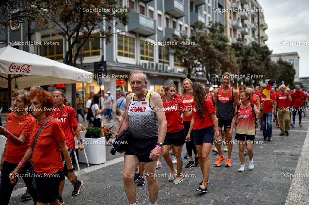 Masters EM - Pescara Eröffnung_20 | Eroeffnungsfeier der Masters Europameisterschaft am 20.09.2023 in Pescara (Italien)

Foto: Kai Peters - Realisiert mit Pictrs.com