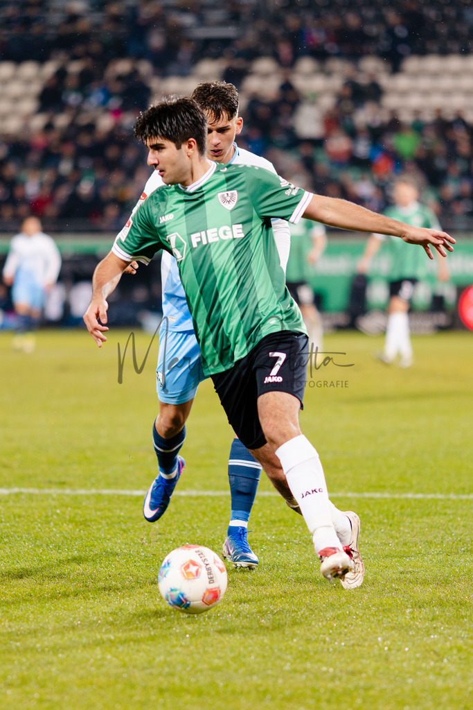 2. Bundesliga, Saison 2025/26, 21. Spieltag: SC Preußen Münster - VfL Bochum | Münster, 06.02.2026: 2. Bundesliga, 21. Spieltag, SC Preußen Münster gegen VfL Bochum im LVM-Preußenstadion in Münster. Foto: sportfotografie.ms | Markus Paletta - Realisiert mit Pictrs.com