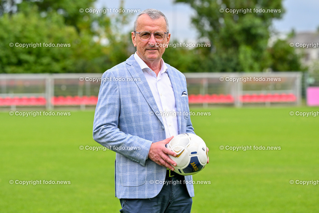 Gerhard Goetschhofer (Praesident OOEFV)_ 08.07.2024-1 | 08.07.2024, Linz, AUT, Gerhard Goetschhofer, im Bild Gerhard Goetschhofer (Praesident OOEFV)
