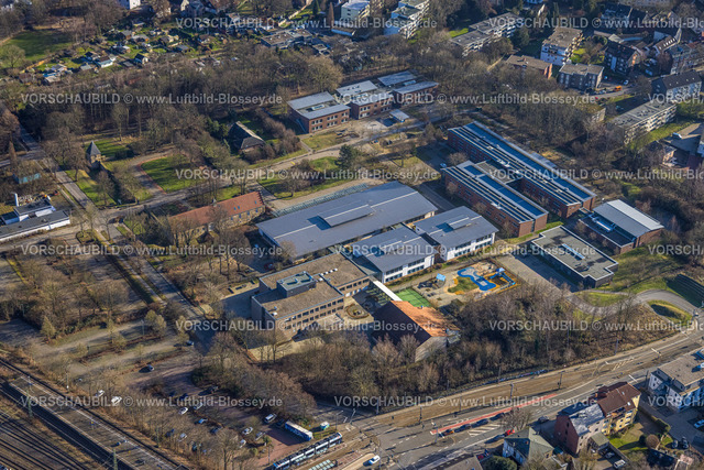 Bochum240103474 | Luftbild, LWL Schule am Haus Langendreer und LWL Schule am Leithenhaus, Langendreer, Bochum, Ruhrgebiet, Nordrhein-Westfalen, Deutschland
