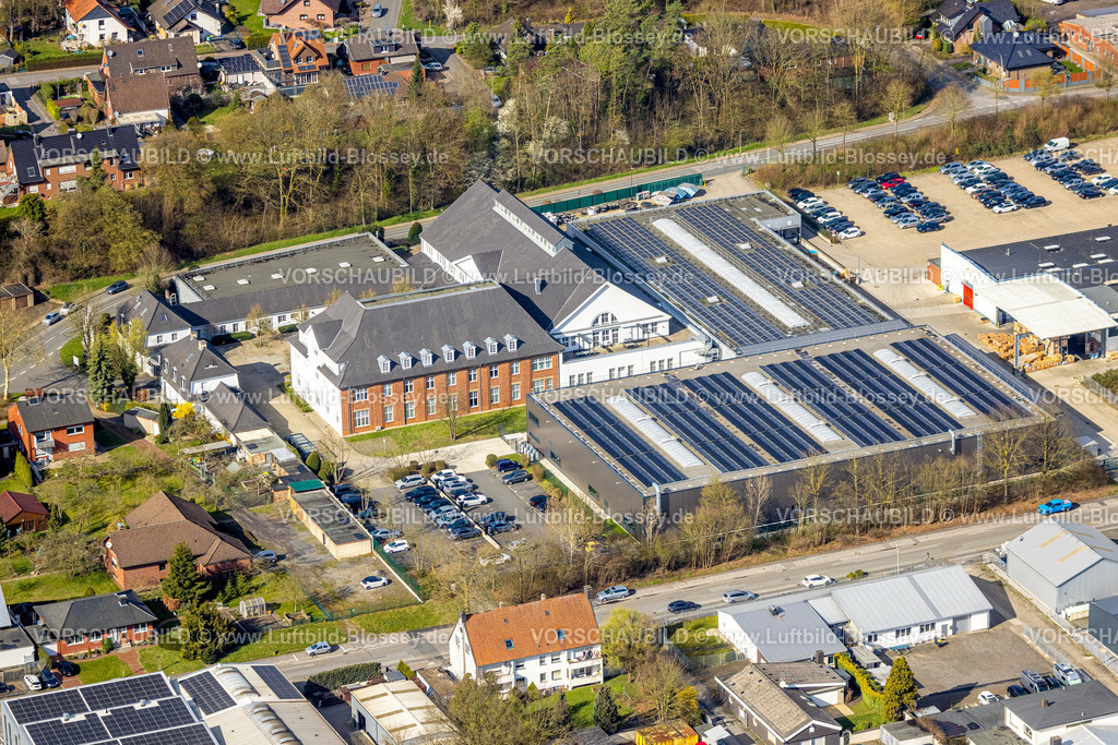 Selm260306936 | Luftbild, Interhydraulik Hydraulik-Komponenten GmbH Werk mit Solardach, Am Buddenberg, Selm, Münsterland, Nordrhein-Westfalen, Deutschland